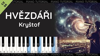 Kryštof  Hvězdáři ft Sima Martausova  film Bobule piano tutorial  jak hrát  klavír [upl. by Logan378]