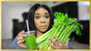 I Drank Celery Juice For 7 DAYS and This is What Happened  NO JUICER REQUIRED  2021 [upl. by Ahsyat183]