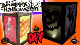 Cómo hacer farolillos para Halloween Decoración DIY muy fácil [upl. by Okajima]