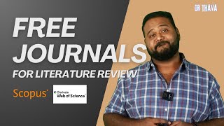 Free Literature Review Journals [upl. by Tasha105]