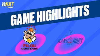 Filou Oostende vs Kangoeroes Basket Mechelen  Game Highlights [upl. by Dosia]