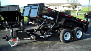 BriMar DT712LPHD14 7 X 12 Low Profile Heavy Duty Dump Trailer w Ramps  TrailerEnterprisescom [upl. by Aggie]