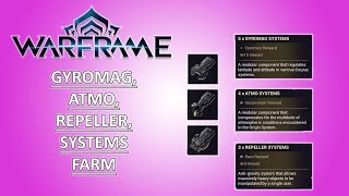 Warframe  FASTEST Gyromag Atmo Repeller Systems Farm 3 Minute Video [upl. by Rasec969]