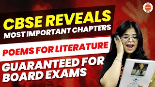 CBSE Class 10 Board Exam Most Important Chapters and Poems of English Literature 202324 CbseExam [upl. by Renaxela]