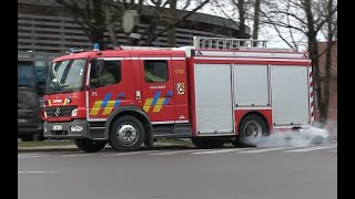 Belgium Soignies Fire Department in emergency [upl. by Saire]