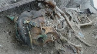 Skeletons of WW1 soldiers discovered in excavated former trenches [upl. by Nnylyram]