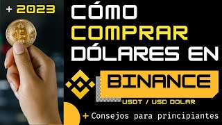 Como Comprar Dolares en BINANCE desde cualquier banco de Venezuela 2023 [upl. by Kcirderf127]