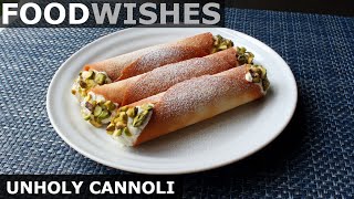 Unholy Cannoli  Easy Cheater Cannoli  Food Wishes [upl. by Earezed923]