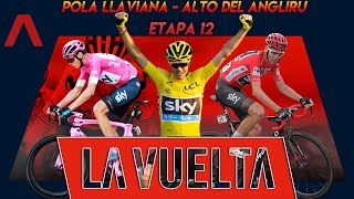 2020 LA VUELTA Stage 12  Pola Llaviana  Alto del Angliru  Pro Cycling Manager 2020 [upl. by Idelia]