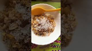 Muesli Healthy Breakfast Recipe By Afsana Khan Vlogs MuesliRecipe HealthyFood Recipe [upl. by Lenore]