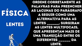 Ordene corretamente as palavras para preencher as lacunas do parágrafo a seguir Como uma [upl. by Rasia]