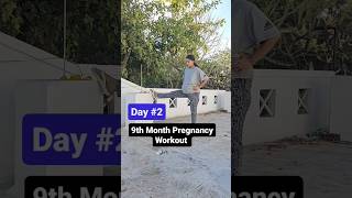 Day 2 9th month pregnancy workout  third trimester pregnancy workout [upl. by Annovy]