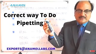 How to Practice Proper Pipetting Technique in any laboratory English [upl. by Cale743]