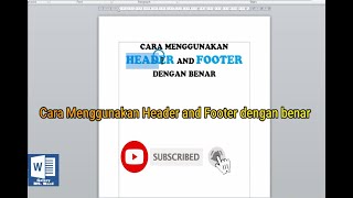 Cara Menggunakan header dan Footer dengan benar [upl. by Nodyl]