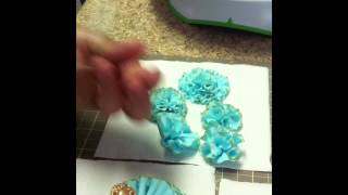 How To Decorate A Cake In GumpasteFondant Ruffles Part 2 [upl. by Eimerej]