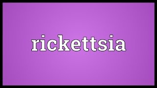 Rickettsia Meaning [upl. by Hildegarde]