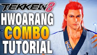 Tekken 8 Hwoarang Combos  Tekken 8 Hwoarang Combo Tutorial [upl. by Natie]