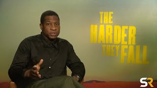 Jonathan Majors Interview The Harder They Fall [upl. by Ahsahs]