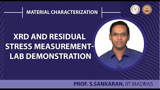 XRD and Residual stress measurement lab demonstration [upl. by Ymer]