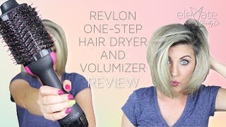 REVLON VOLUMIZING HAIR DRYER 🌟 OneStep Volumizer Hair Dryer Salon Pro Collection Review [upl. by Almap960]