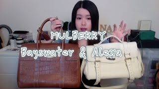 MULBERRY Bayswater amp Alexa bag collection  两款迈宝瑞经典款包包比较 [upl. by Nycila]