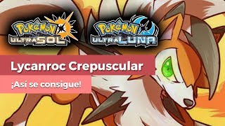 ¡EVOLUCIONAMOS a Lycanroc Crepuscular en Pokémon Ultraluna [upl. by Sible990]