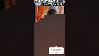 Neetu Shatran Wala WILD CARD ENTRY😱 In Bigg Boss 😳neetushatranwala neetushatrawala punjabireels [upl. by Joanne]