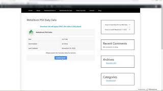 How to Download amp Use MetaStock PSX Daily Data [upl. by Colbye]