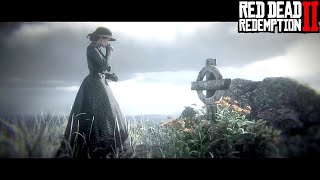 Mary visits Arthurs grave  RDR2 Missable Moments [upl. by Aneekal]