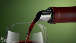 Prevent wine spills at the source DropStop Wine Pour Spout [upl. by Ycats]