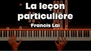 Francis Lai  La Leçon Particulière  Piano Cover  Sheet Music amp MIDI [upl. by Mac]