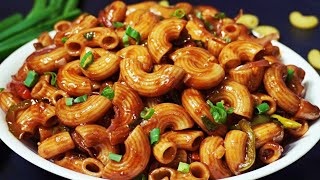 Have you ever tried making Pasta this way  Chinese Macaroni Pasta [upl. by Liamsi]