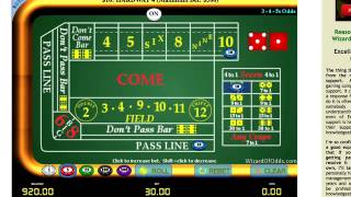 Best CRAPS Strategy  turn 300 into 4000 [upl. by Ybocaj]