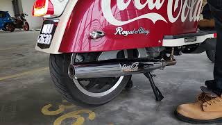 Royal Alloy TG250 Custom Muffler 250cc [upl. by Nimaynib]