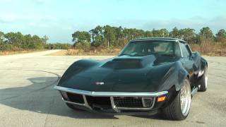 Part 2 72 Corvette with supercharged LS6 and sidepipes driveby [upl. by Inami]