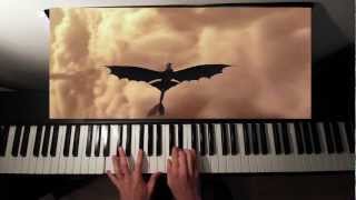 Romantic Flight  How To Train Your Dragon  Piano [upl. by Erdnua]