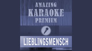 Lieblingsmensch Premium Karaoke Version Originally Performed By Namika [upl. by Lissa]