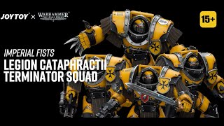 118 lmperial FistsLegion Cataphractii Terminator Squad joytoy warhammer warhammer40k [upl. by Grubb653]