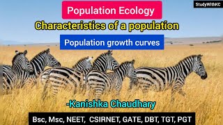 Population Ecology  Population Growth curves [upl. by Nehtanoj]