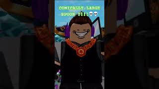 Comically long spoon spoon roblox meme long funny all epic stickman amazing laugh lol [upl. by Yellhsa]