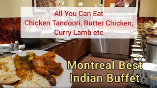 All You Can Eat Indian Buffet Chicken Tandoori Butter Chicken amp Lamb Curry  Sahib Montreal [upl. by Allerbag978]