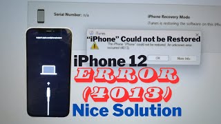 Error 4013 solution  How to fix iphone error 4013  iPhone 12 error 4013 brilliantmobile repair [upl. by Lyford]