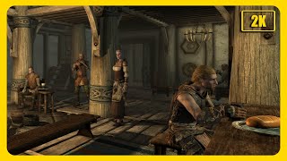 Social Ambience of Skyrim  The Bannered Mare Tavern [upl. by Mcgaw]