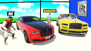 Stealing EVERY ROLLS ROYCE From THE SHOWROOM in GTA 5 [upl. by Herald]