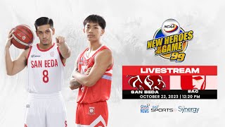 NCAA Season 99  EAC vs SAN BEDA Mens Basketball LIVESTREAM  Replay [upl. by Timi807]