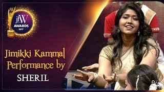 Jimikki Kammal Performance by Sheril amp Anna Jimikki Kammal Song  JFW Achievers Awards 2017  JFW [upl. by Rogerg]