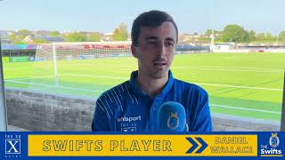 POST MATCH  Dungannon Swifts 10 Glentoran  Daniel Wallace [upl. by Aydidey23]