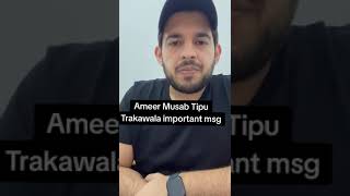 Ameer Musab Tipu Trankawala important message [upl. by Oiratno]