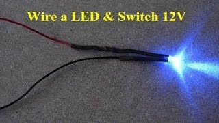 How to wire a led light 12v [upl. by Rofotsirk]