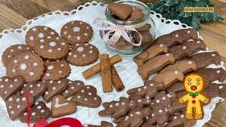 Haw To Make Gingerbread Cookies For Christmas  Easy Recipe  بسكويت الزنجبيل والقرفة  وصفة كوكيز [upl. by Leuqim]